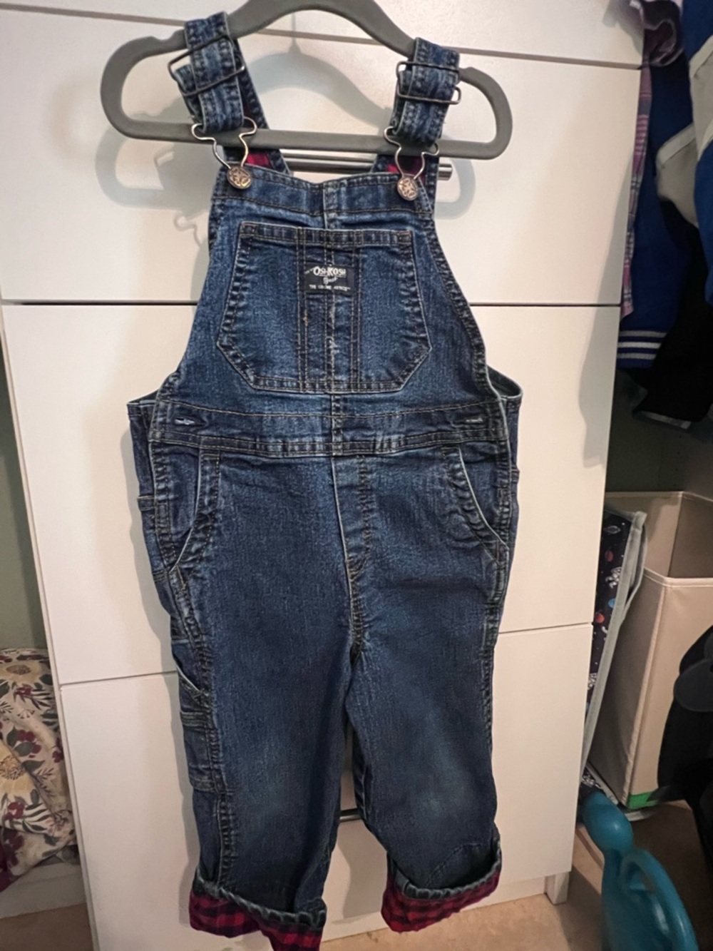OshKosh B'gosh Kids Denim Overalls - Dark Blue
